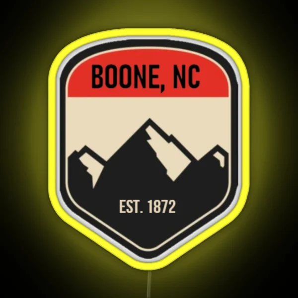 Boone NC RGB Neon Sign
