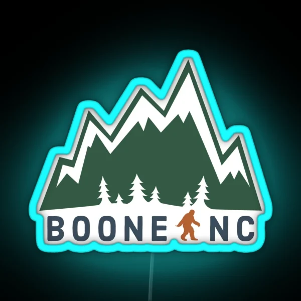 Boone Nc RGB Neon Sign