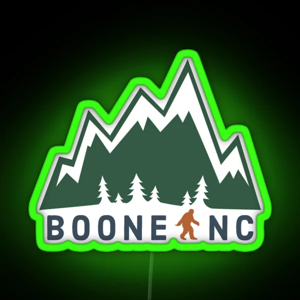 Boone Nc RGB Neon Sign
