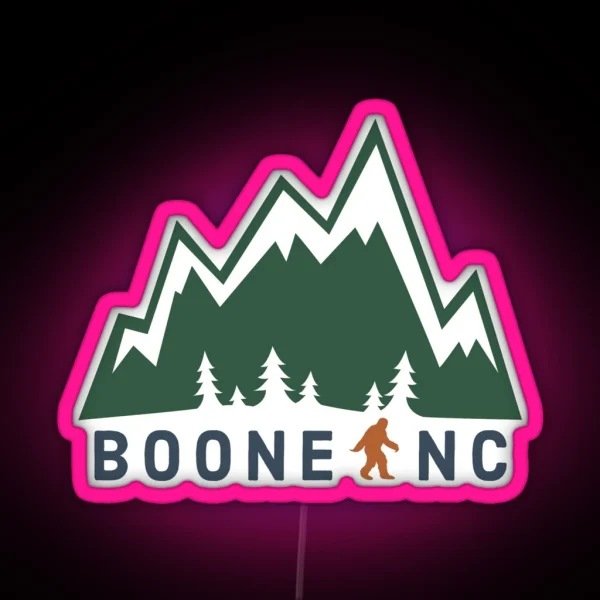 Boone Nc RGB Neon Sign