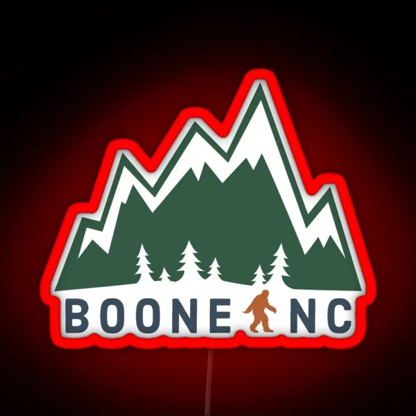 Boone Nc RGB Neon Sign