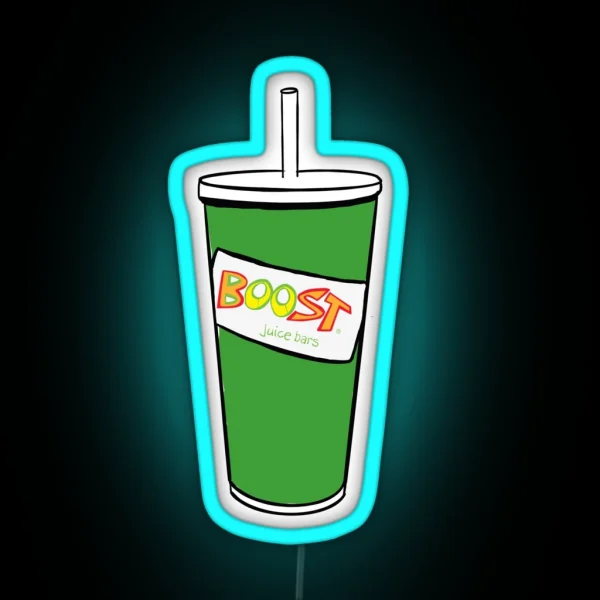 Boost Juice Led RGB Neon Sign