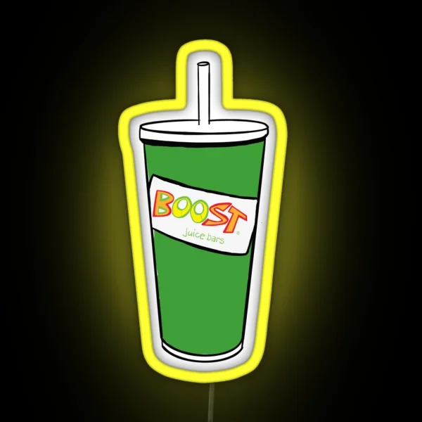 Boost Juice Led RGB Neon Sign