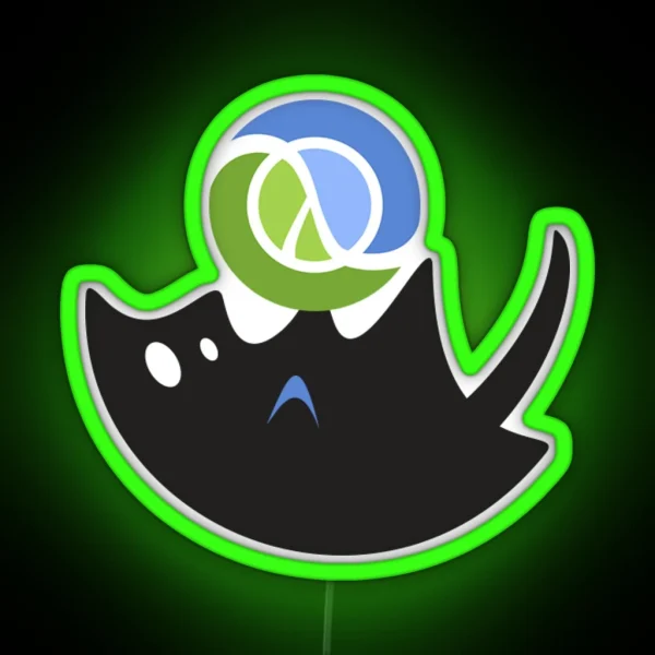 Boot Clojure Cat Led RGB Neon Sign