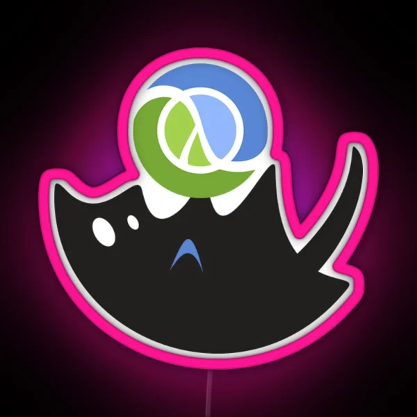 Boot Clojure Cat Led RGB Neon Sign