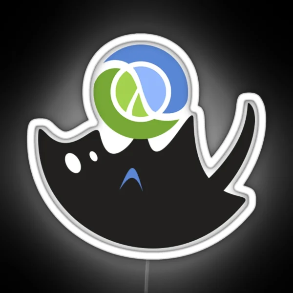 Boot Clojure Cat Led RGB Neon Sign