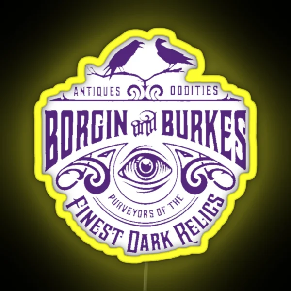 Borgin N Burkes RGB Neon Sign