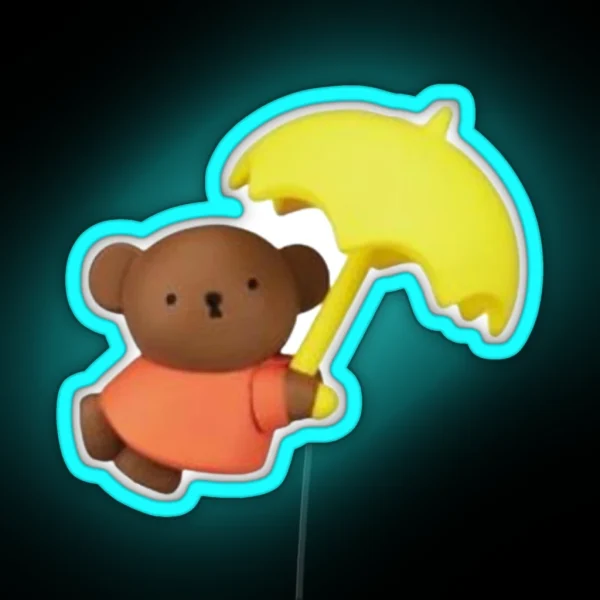 Boris With His Umbrella RGB Neon Sign