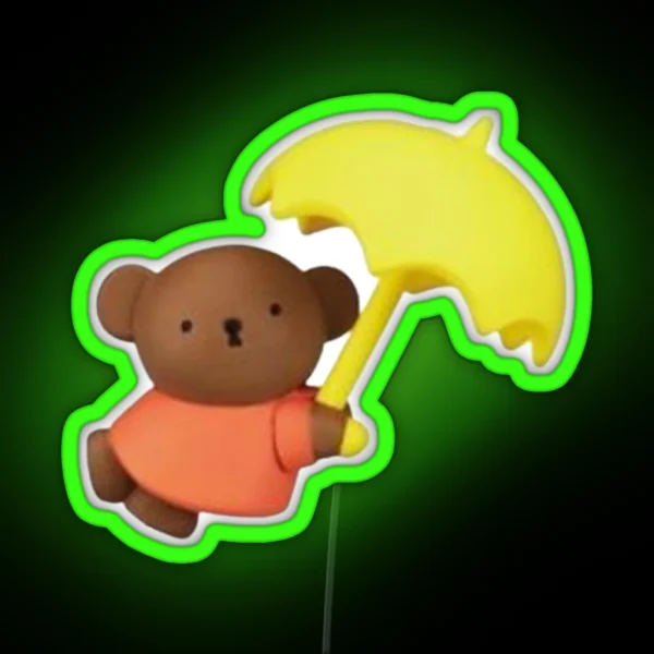 Boris With His Umbrella RGB Neon Sign