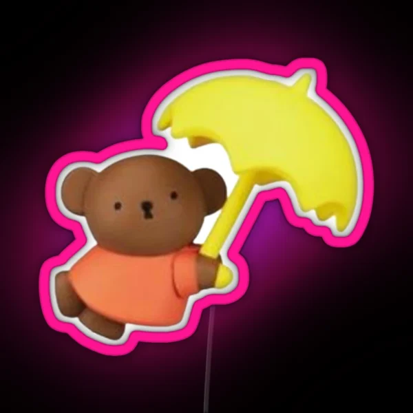 Boris With His Umbrella RGB Neon Sign