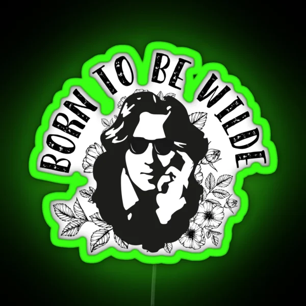 Born To Be Wilde RGB Neon Sign
