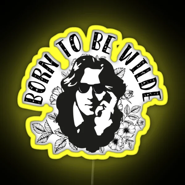 Born To Be Wilde RGB Neon Sign