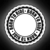 Born To Ride Circle Round Stamp Wheel Motto Wheel Driving License Frame Write Frame Empty Celebrate Gift Text Banner RGB Neon Sign - Image 4