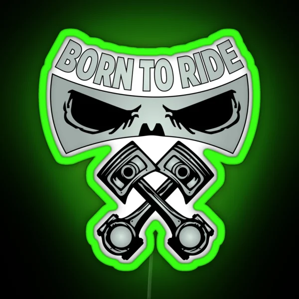 Born To Ride Led Born Led Motorbike Led Biker Led Bike RGB Neon Sign