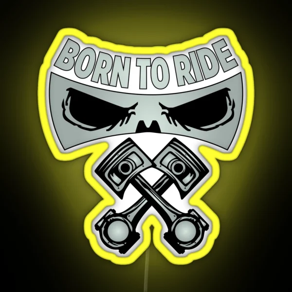 Born To Ride Led Born Led Motorbike Led Biker Led Bike RGB Neon Sign