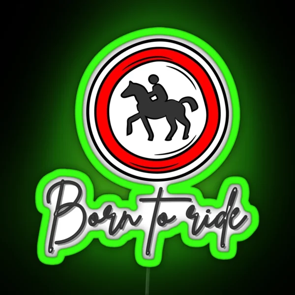 Born To Ride RGB Neon Sign
