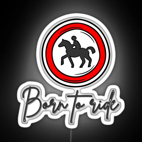 Born To Ride RGB Neon Sign