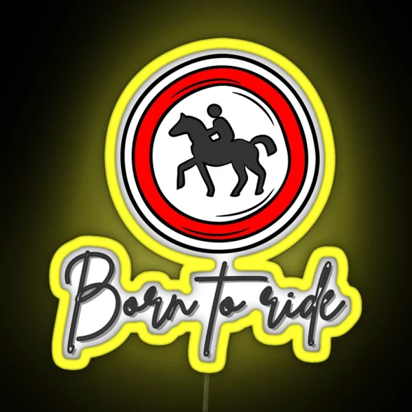 Born To Ride RGB Neon Sign