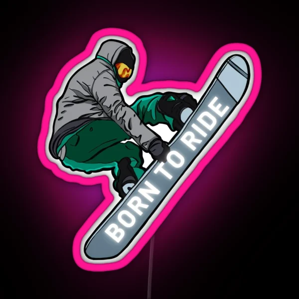 Born To Ride RGB Neon Sign