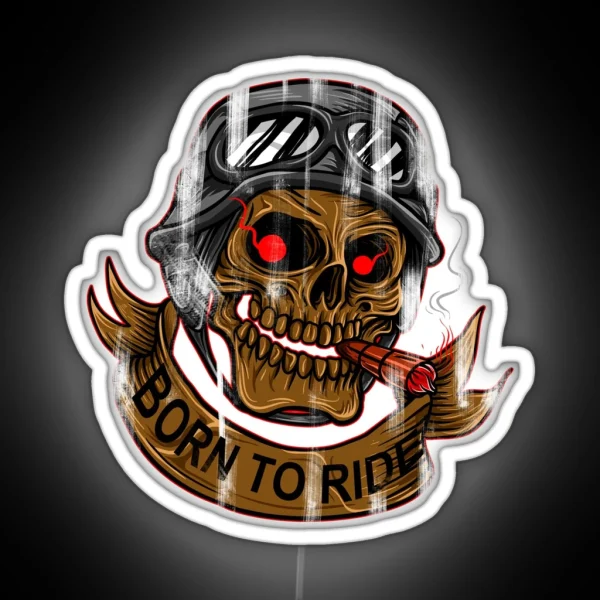 Born To Ride RGB Neon Sign