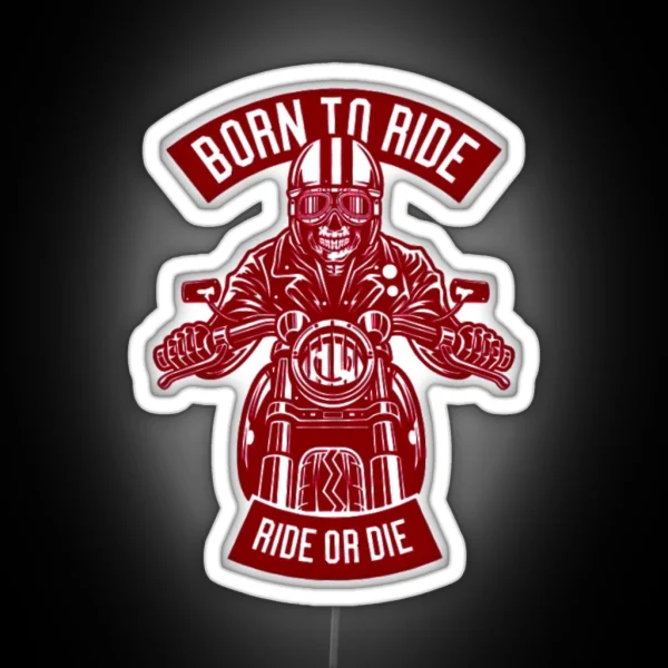 Born To Ride RGB Neon Sign