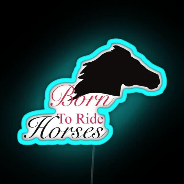 Born To Ride RGB Neon Sign