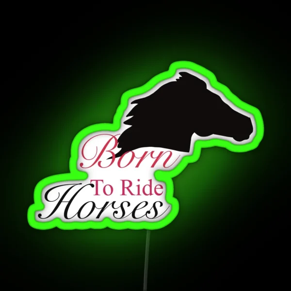 Born To Ride RGB Neon Sign