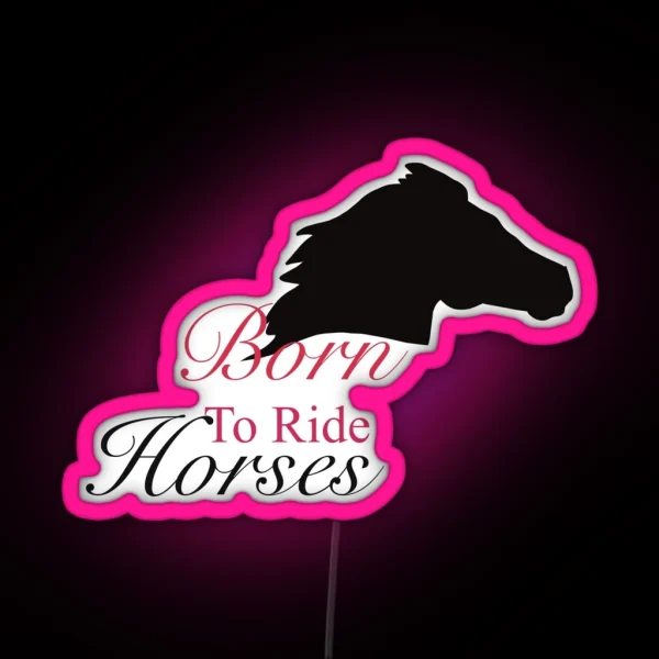 Born To Ride RGB Neon Sign