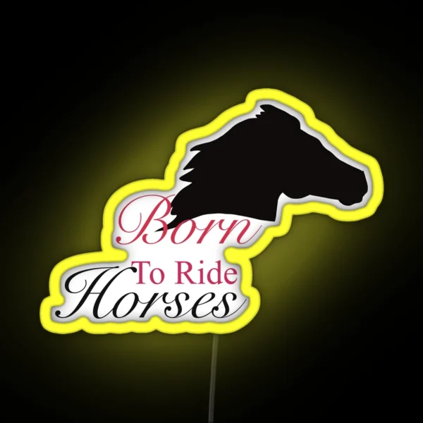 Born To Ride RGB Neon Sign