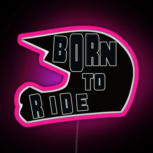 Born To Ride RGB Neon Sign