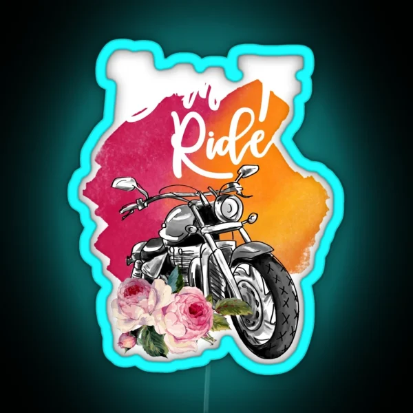 Born To Ride RGB Neon Sign