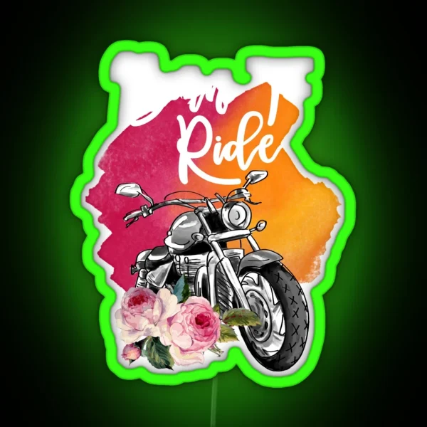 Born To Ride RGB Neon Sign