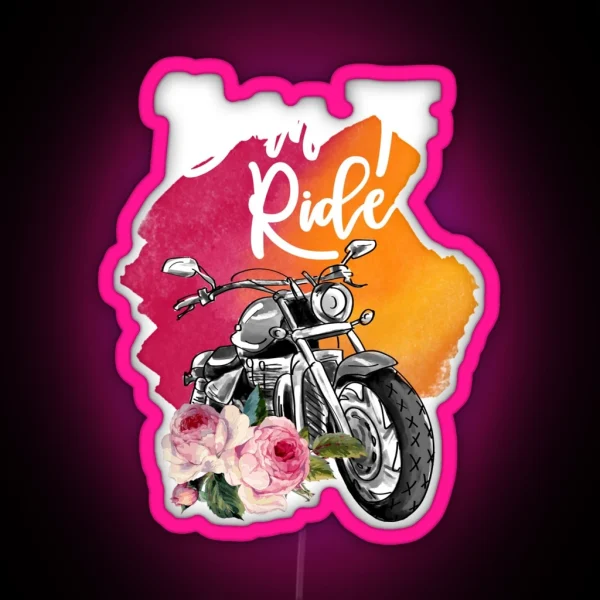 Born To Ride RGB Neon Sign