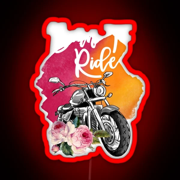 Born To Ride RGB Neon Sign