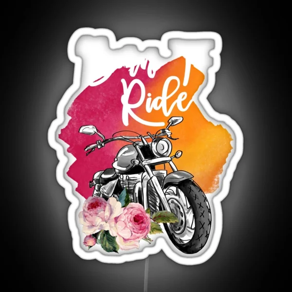 Born To Ride RGB Neon Sign