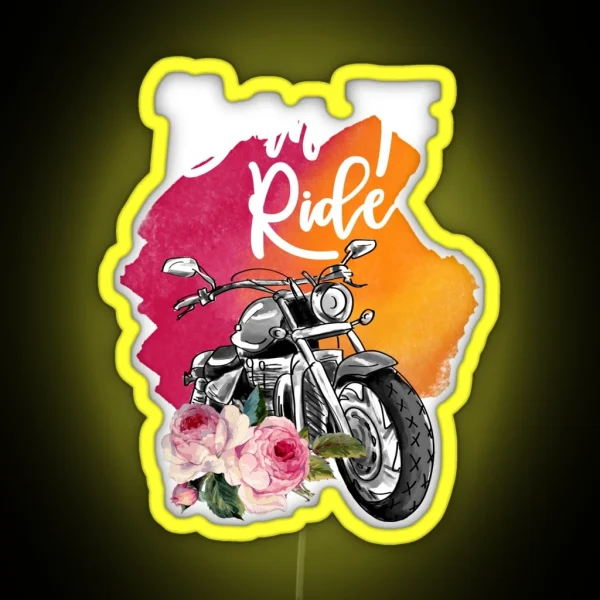 Born To Ride RGB Neon Sign