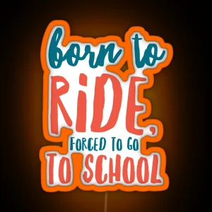 Born To Ride RGB Neon Sign