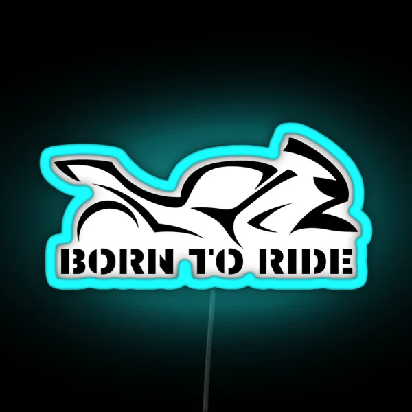 Born To Ride RGB Neon Sign