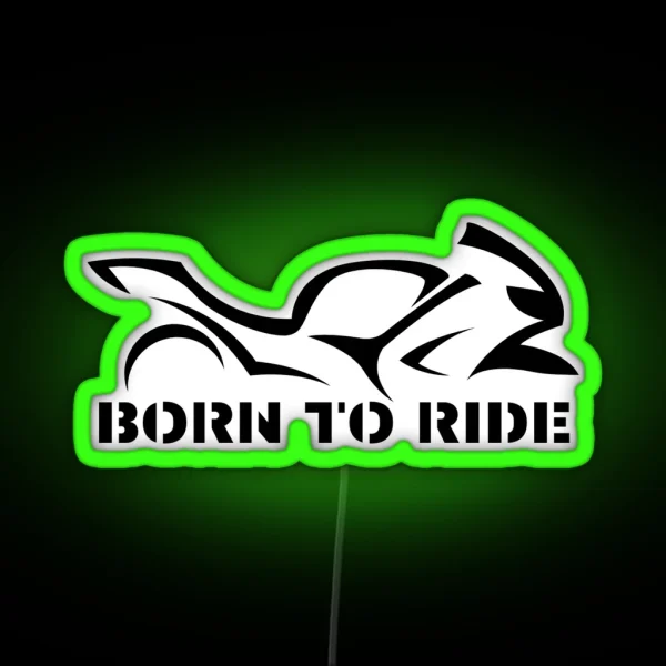 Born To Ride RGB Neon Sign