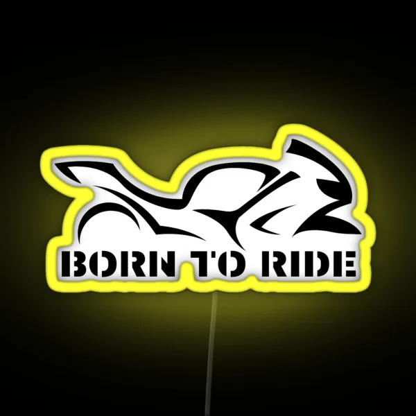 Born To Ride RGB Neon Sign