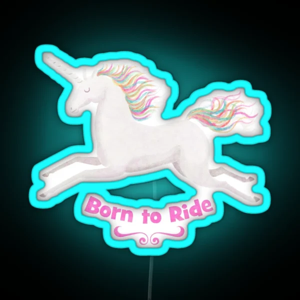 Born To Ride RGB Neon Sign