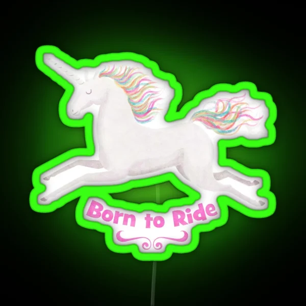 Born To Ride RGB Neon Sign