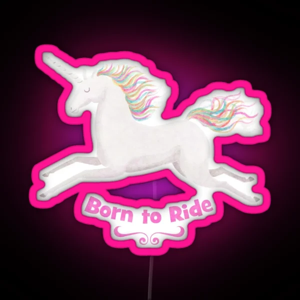 Born To Ride RGB Neon Sign