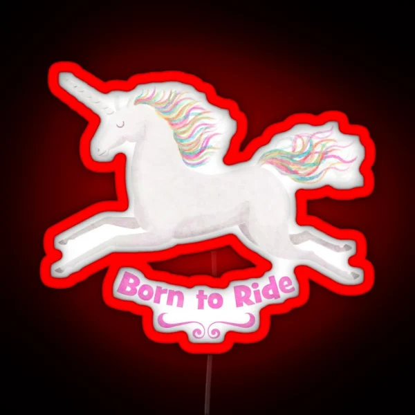 Born To Ride RGB Neon Sign