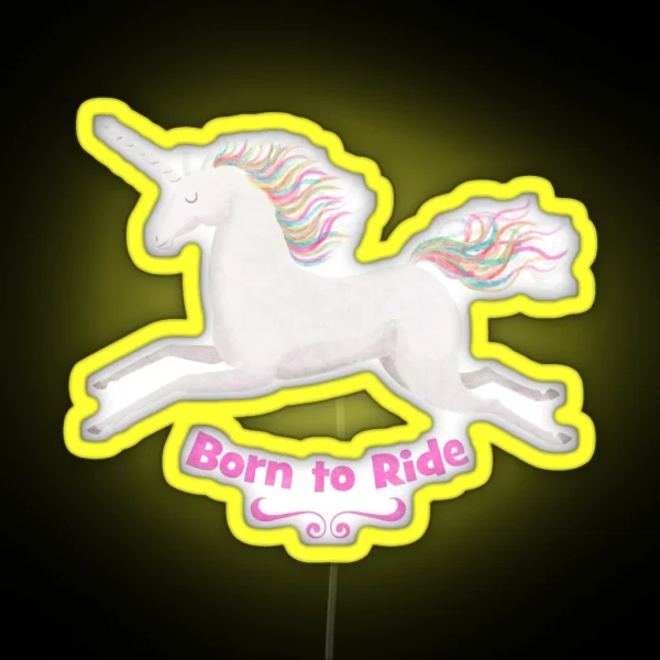 Born To Ride RGB Neon Sign