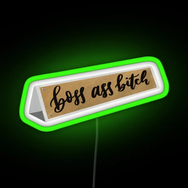 Boss Ass Bitch RGB Neon Sign