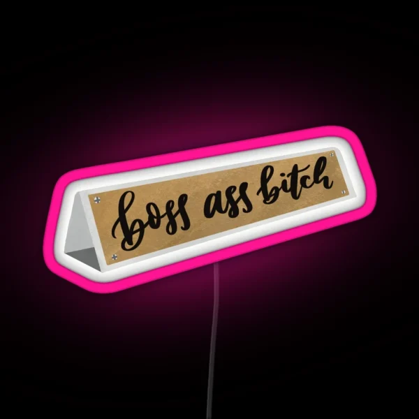 Boss Ass Bitch RGB Neon Sign