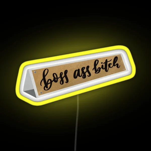 Boss Ass Bitch RGB Neon Sign