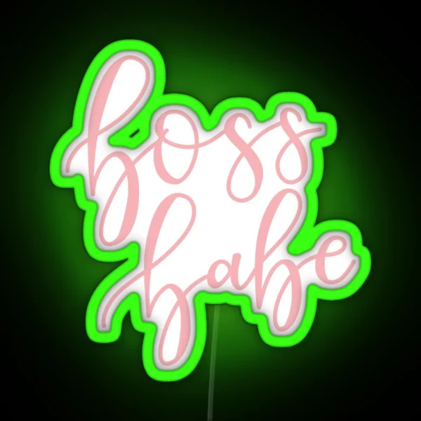 Boss Babe RGB Neon Sign