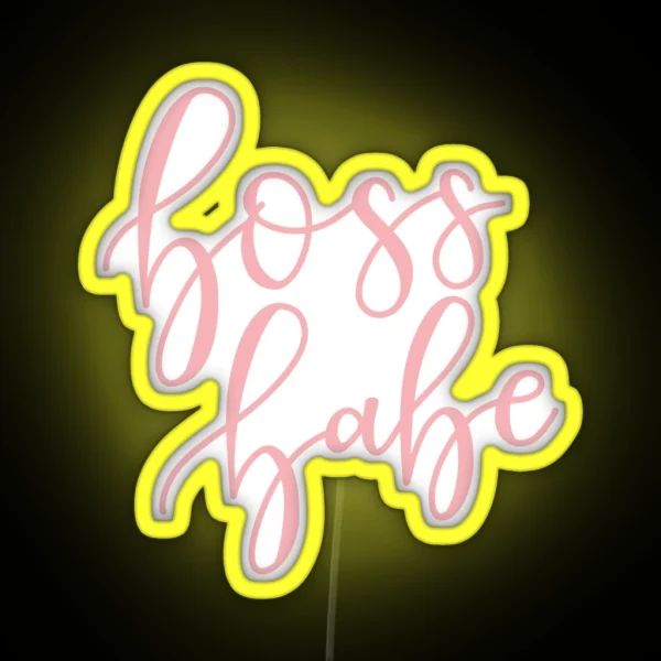 Boss Babe RGB Neon Sign